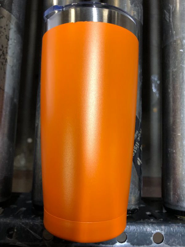 Photo 1 of 20 oz Stainless Steel Tumbler
ORANGE 