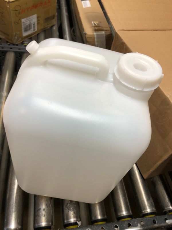 Photo 2 of 5 Gallon Plastic Hedpack with cap 1 White