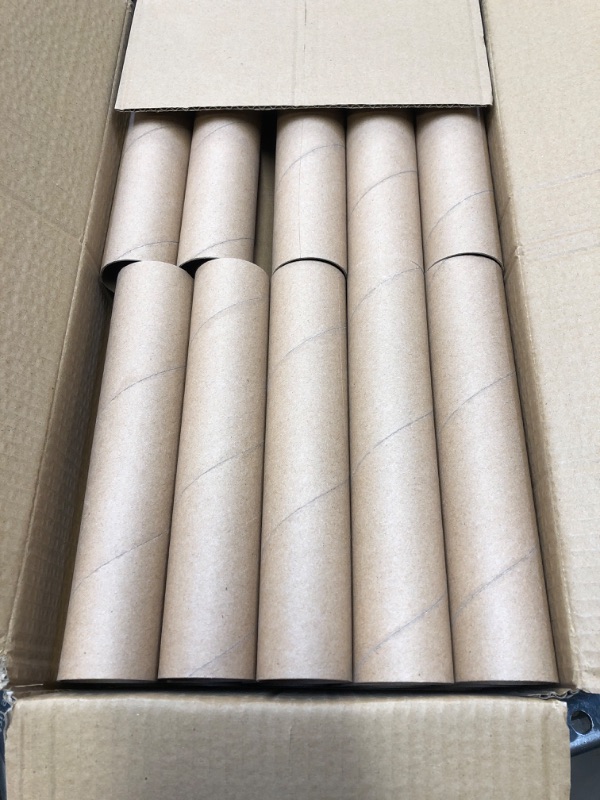 Photo 2 of 30 Pack 8 Inch Cardboard Tubes, 1.6x8“ Empty Toilet Paper Rolls For Crafts and Art Projects, DIY Brown Crafting Paper Roll for Classrooms, Dioramas, and Decorations