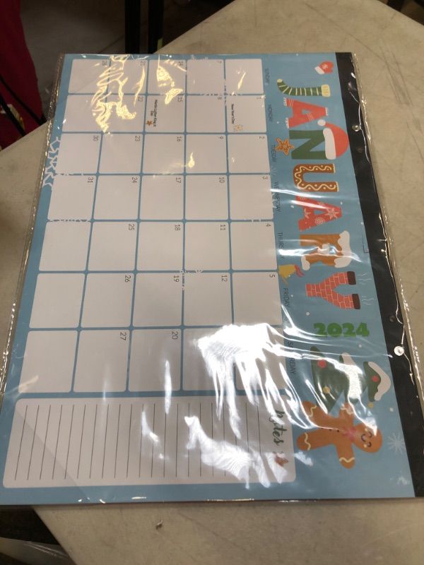 Photo 1 of SUNEE 2024-2025 Desk Pad Calendar 17x12, 18 Months, Jan 2024 - June 2025, Academic Desk Blotter Calendar, School Year Large Calendar for Teacher Cute Jan. 2024 - June. 2025