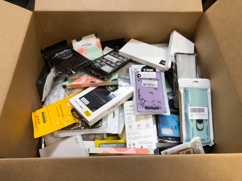 Photo 1 of  large box lot - only phone cases- sold as is - NO RETURNS 