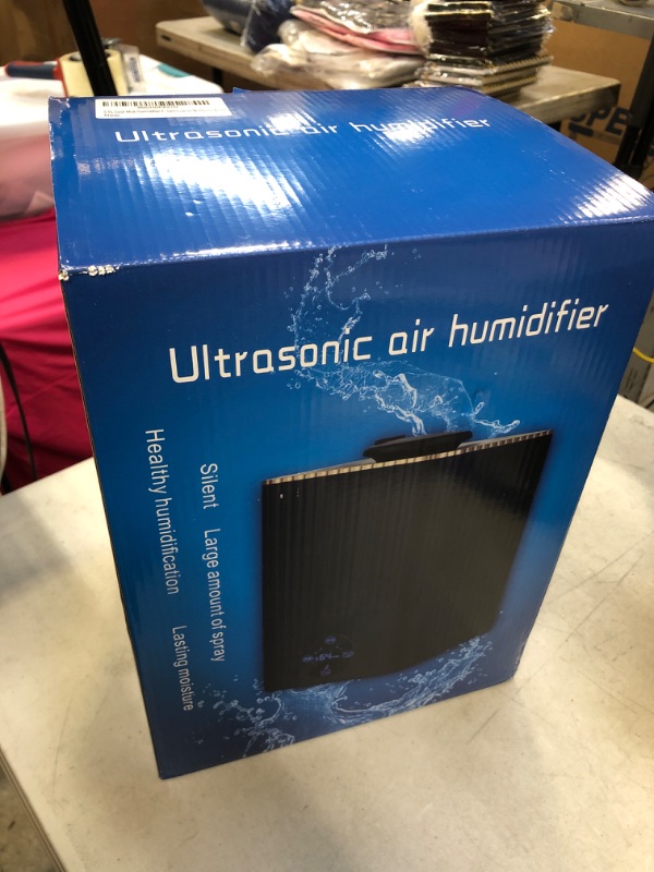 Photo 1 of 5.5L Cool Mist Humidifier for Bedroom with Remote Control, Essential Oil Diffuser, Quiet Ultrasonic Humidifier with 3 Mist Modes, Timer, Lasts up to 36 Hours (Black)