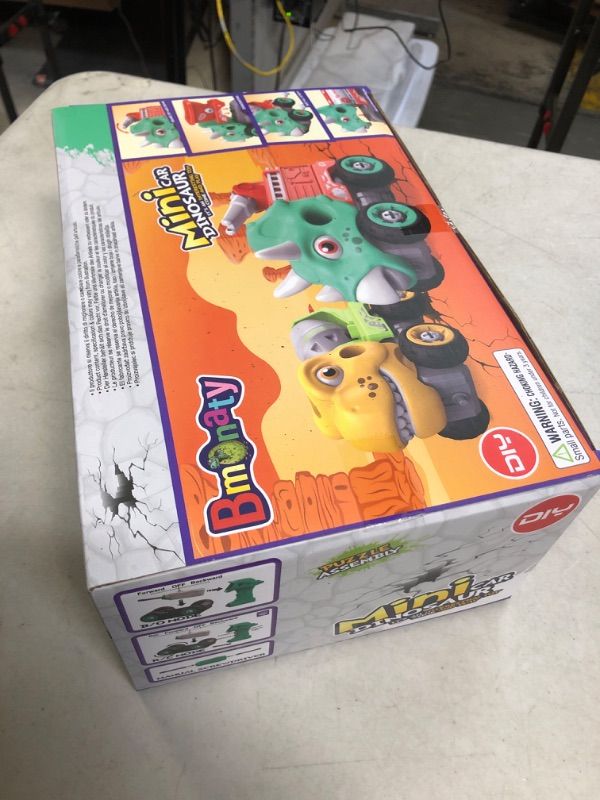 Photo 1 of BMONATY Take Apart Dinosaur Remote Control Cars with Electric Drill for Kids 3-8 Years, 3-in-1Take Apart Construction Truck with Voice,Gifts for Boys Girls Birthday(Green -Triceratops)
