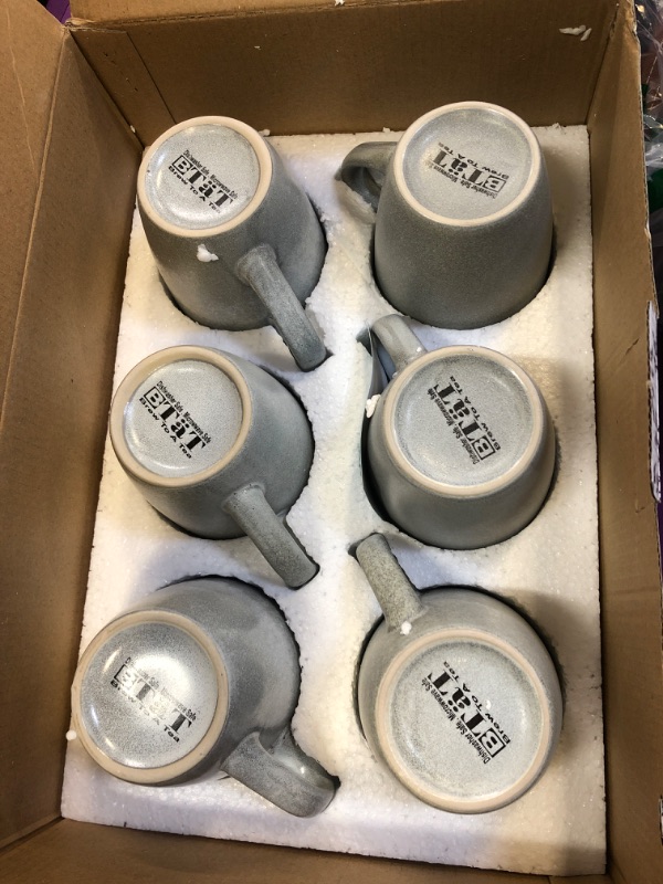 Photo 1 of 6 grey coffee mugs 