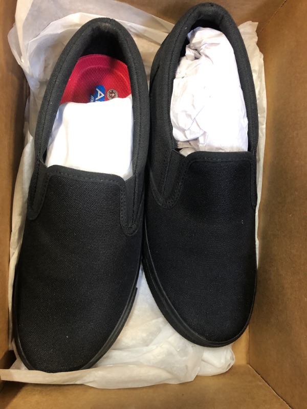 Photo 1 of 9 1/2 size black shoes slip on 