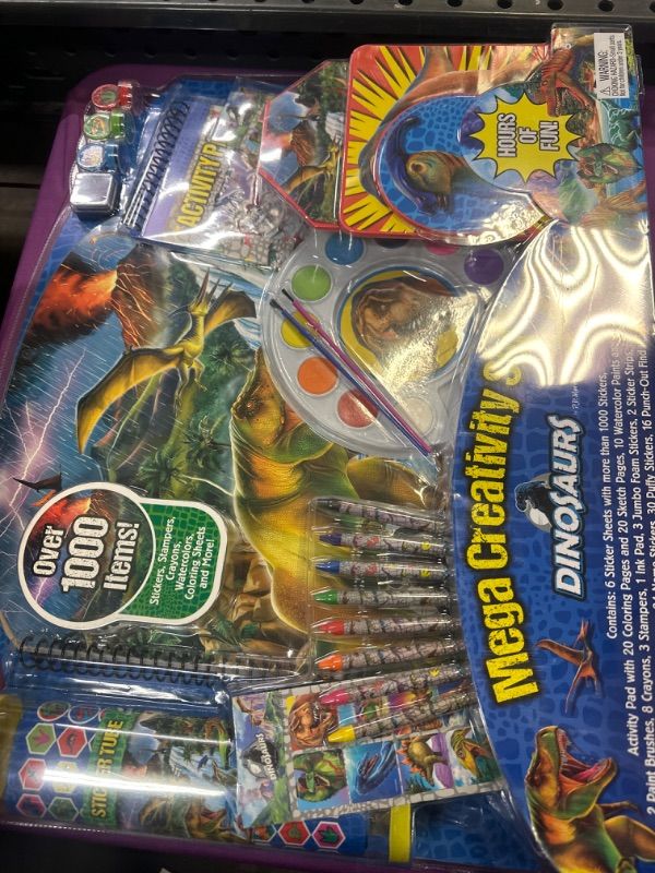 Photo 2 of Inkology Mega Dinosaur Creativity Set Includes 1000 Creative Activities
