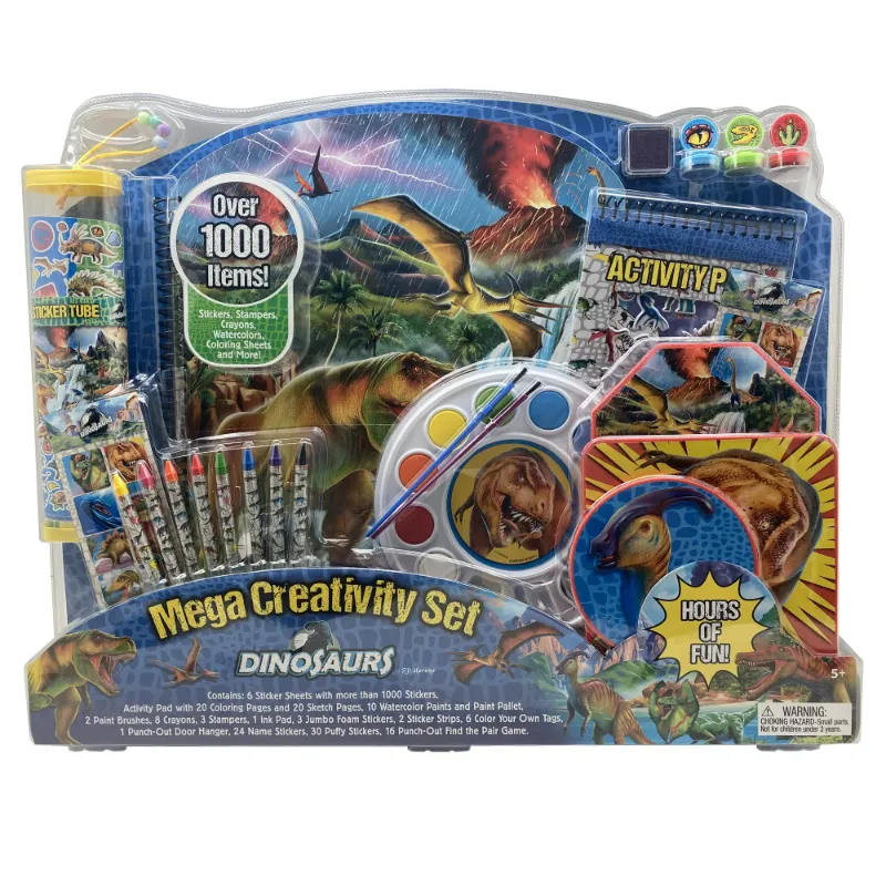 Photo 1 of Inkology Mega Dinosaur Creativity Set Includes 1000 Creative Activities
