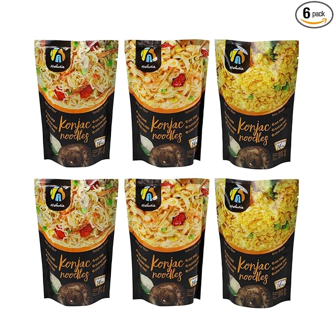 Photo 1 of 
Hethstia Shirataki Noodle Low-Carb Konjac Pasta Variety Pack- Spaghetti, Fettuccine and Rice, Low Calorie 57.12 Oz Konjac Ramen, Sugar Free, Gluten Free, Vegan, Keto and Paleo-Friendly(6 Packs) 
ex jul 4 2024 