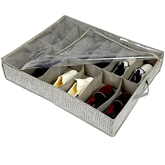 Photo 1 of 2 Pack Elle Under Bed 12 Compartment Window Storage Bag
