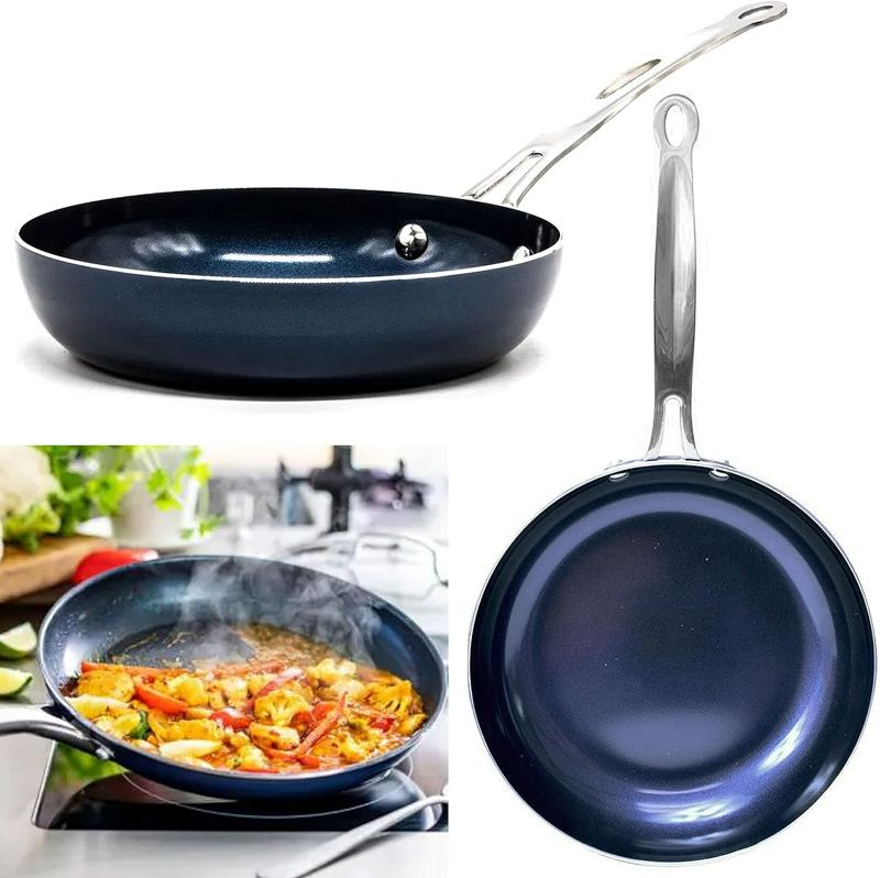 Photo 1 of 1 Blue Sapphire Ceramic Coated Non Stick Frying Pan 11'' Frypan Eco Friendly Cook