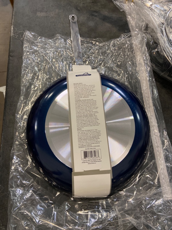 Photo 3 of 1 Blue Sapphire Ceramic Coated Non Stick Frying Pan 11'' Frypan Eco Friendly Cook