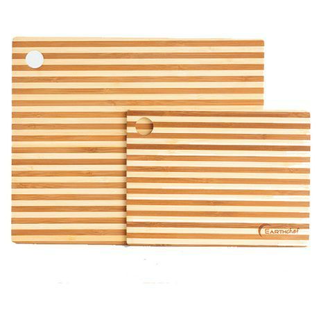 Photo 1 of EarthChef Bamboo Prep Board, 2 Piece - Natural
