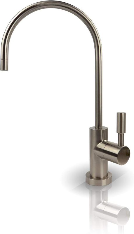 Photo 1 of APEC Water Systems Faucet-CD-NP Kitchen Drinking Water Designer Faucet for Reverse Osmosis and Water Filtration Systems, Non-Air Gap Lead-Free, Brushed Nickel
