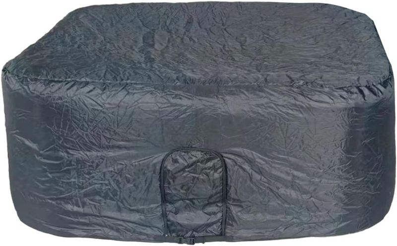Photo 1 of RELXTIME Insulated Inflatable Hot Tub Thermal Cover - for 57 inch Square Inflatable Hot Tub, Weather-Resistant, Waterproof, Energy Efficiency Saving, Square (57 Inch)
