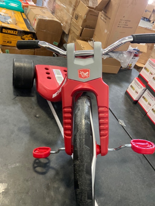 Photo 2 of Radio Flyer Big Flyer Sport, Outdoor Ride On Toy for Kids Ages 3-7, Red Toddler Bike
