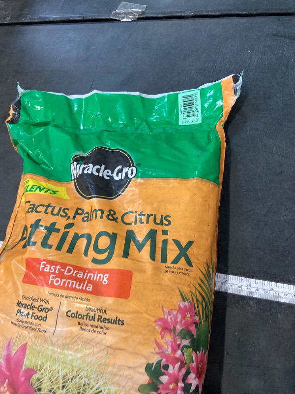 Photo 3 of Miracle-Gro Cactus, Palm & Citrus Potting Mix 8 Qt.