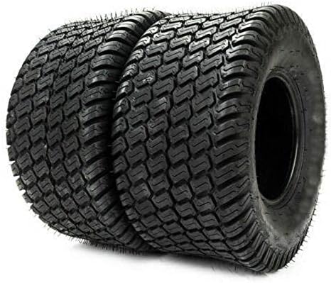 Photo 1 of TUFFIOM 20x8.00-10 Lawn Mower Tires Set of 2, 4PR Turf Tire Lawn & Garden Tires for Garden Tractor Riding Mower, Tubeless
