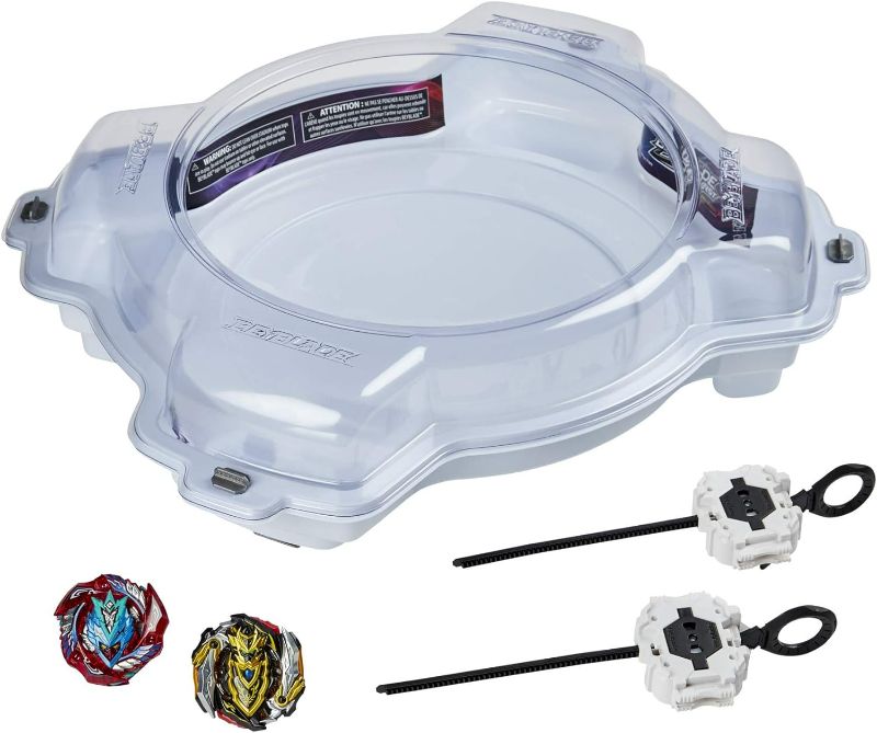 Photo 1 of BEYBLADE Burst Pro Series Elite Champions Pro Set - Complete Battle Game Set with Beystadium, 2 Battling Top Toys and 2 Launchers
