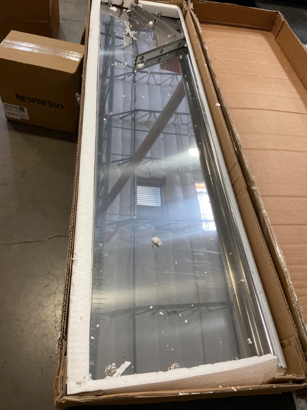 Photo 2 of 12x48 Inch VEVOR Stainless Steel Shelf, Wall Mounted Floating Shelving with Brackets, Commercial Shelves, Heavy Duty Storage Rack for Restaurant, Kitchen, Bar, Home, and Hotel
