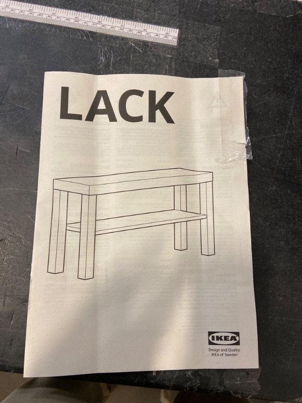 Photo 3 of Ikea Coffee table, Black , 31 3/8x10 5/8 "

