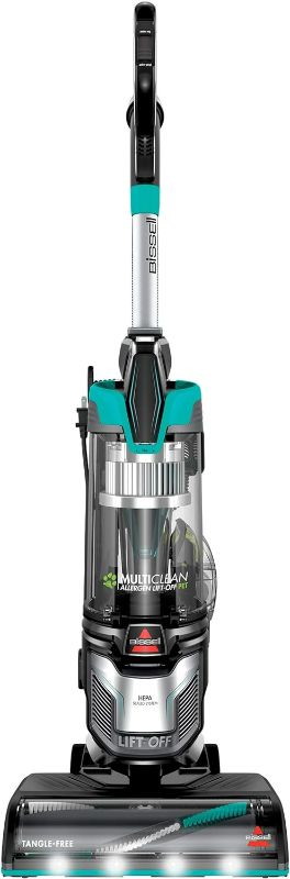 Photo 1 of BISSELL 2998 MultiClean Allergen Lift-Off Pet Vacuum with HEPA Filter Sealed System, Lift-Off Portable Pod, LED Headlights, Specialized Pet Tools, Easy Empty,Blue/ Black
