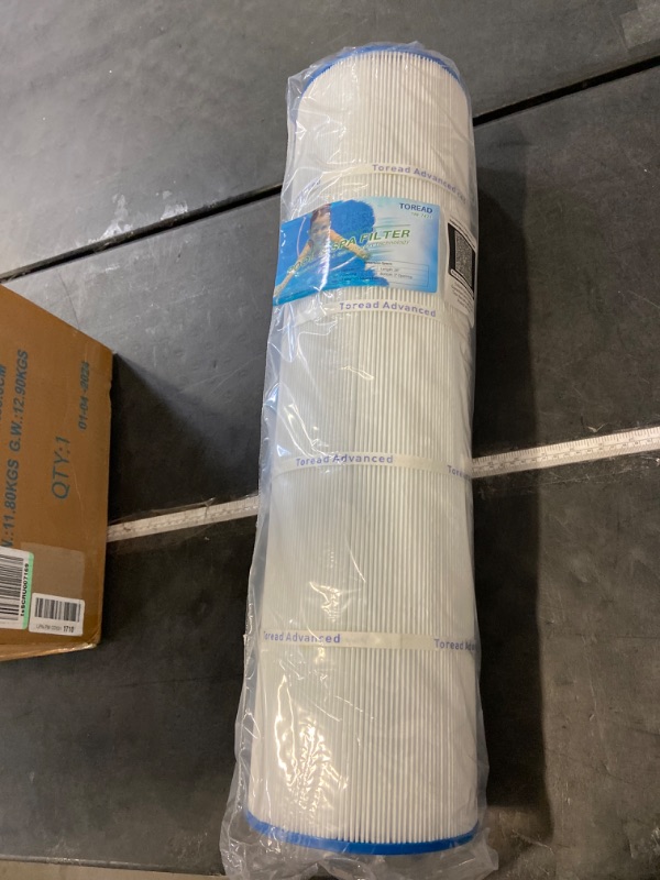 Photo 2 of TOREAD Pool Filter Replaces Pentair Clean and Clear Plus 420, PCC105-PAK4, Unicel C-7471, R173576, Filbur FC-1977, 817-0106, 178584, 570-0425, 4X105 sq. ft. Filter Cartridge, L x OD: 26"x7"