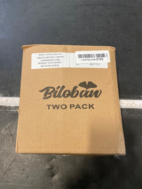 Photo 2 of Biloban Crib Mattress Protector 2 Pack, Waterproof, Quilted, Grey & White, Absorbent, Ultra Soft, Noiseless, Durable
