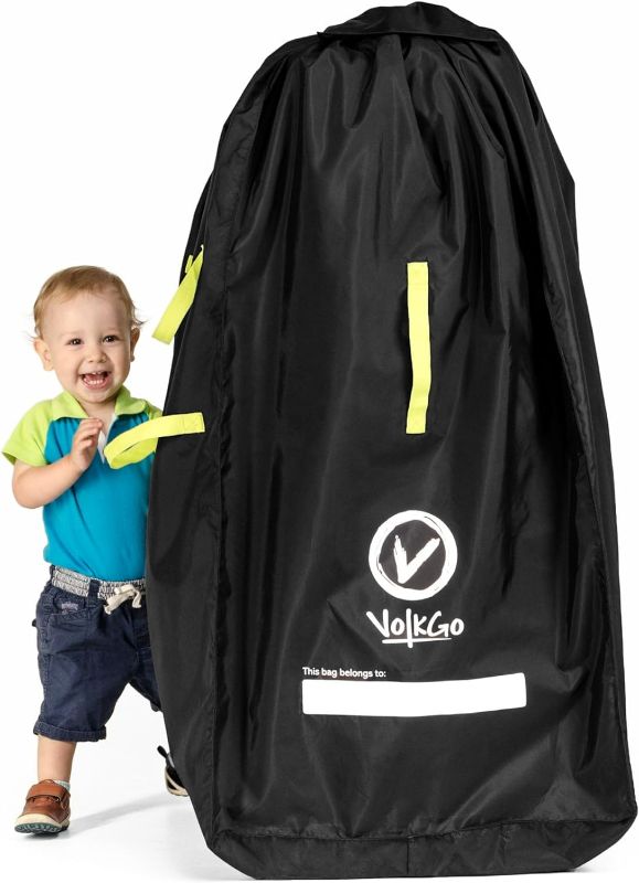 Photo 1 of Stroller Bag for Airplane, Large Stroller Bag for Airplane Travel, Jogger & Double Stroller Travel Bag - Fits Most Sizes, Gate Check Stroller Bag, Double Stroller Travel Bag, Stroller Cover, Durable
