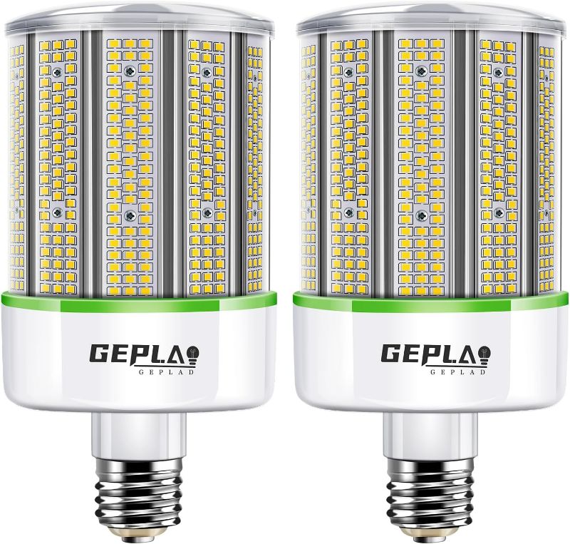 Photo 1 of 2-Pack 250W E39 Mogul Base LED Bulb, 5000K Daylight 35000LM LED Corn Light Bulb, 1000Watt HPS/Metal Halide Bulb Equivalent,120-277V
