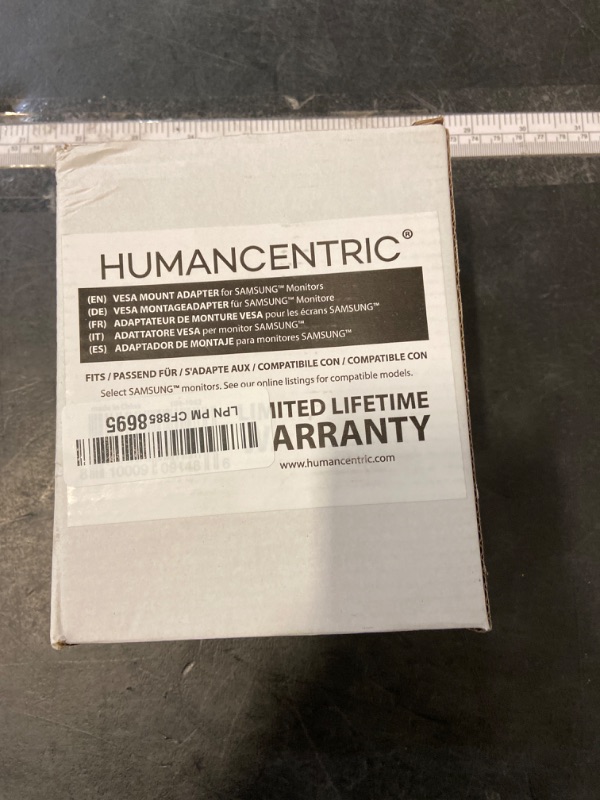 Photo 2 of HumanCentric VESA Mount Adapter Compatible with Samsung Curved Monitors U32R590, U32R590C, U32R592, and U32R591, VESA Adapter Bracket for VESA Stand, Arm or Desk Mount with 75x75 or 100x100 mm
