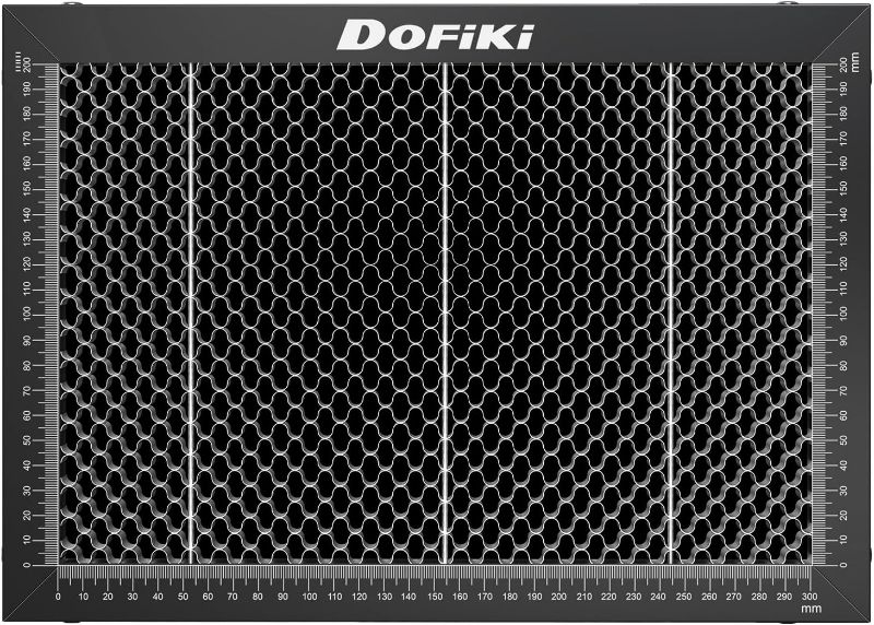 Photo 1 of Honeycomb Laser Bed 8 x 12" 200mm x 300mm for K40 Laser Engraver Steel Honeycomb for CO2 Laser Cutting
