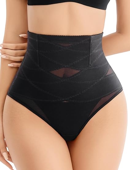 Photo 1 of Small Thong shapewear for Women Tummy Control, High Waisted Thong Panties Girdle Tummy Control Body Shaper Underwear
