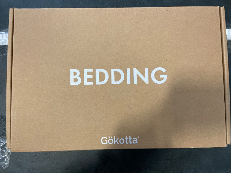 Photo 1 of King Size GOKOTTA Fitted Sheet Only - 16 Inch Pocket Bamboo Rayon Fitted Sheet, Super Soft and Cooling Bottom Sheet with 4 Elastic Corner Straps