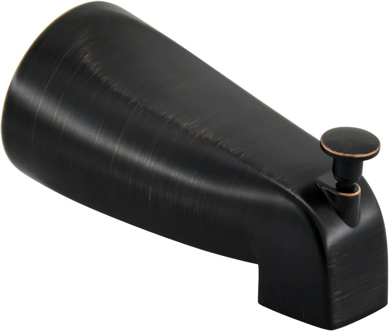 Photo 1 of Slip Fit Tub Spout with Pull-Up Diverter for 1/2 inch Copper Tube, Oil-Rubbed Bronze
