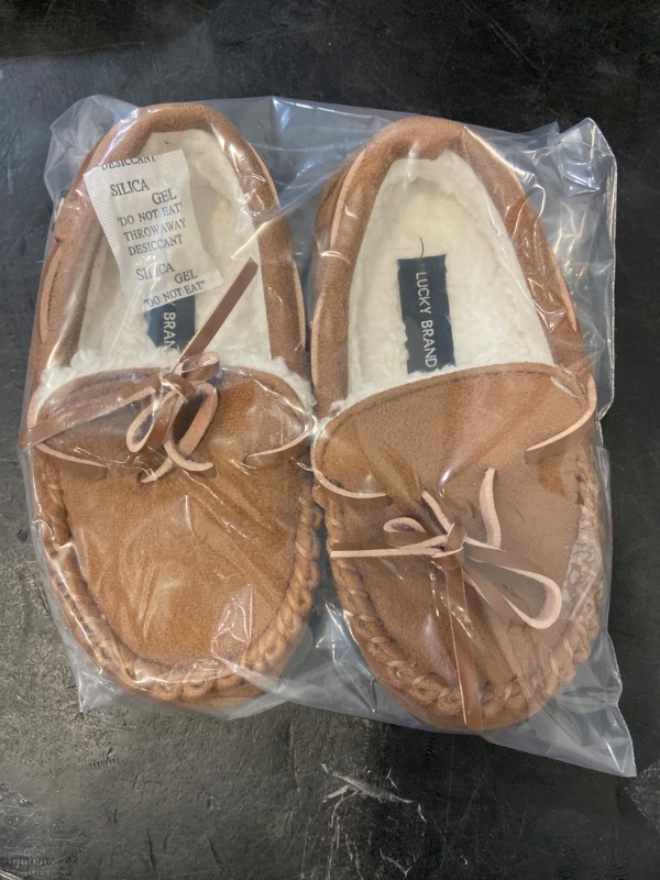 Photo 1 of 7-8 Toddler Lucky Brand Boys Moccasin Loafer Slippers
