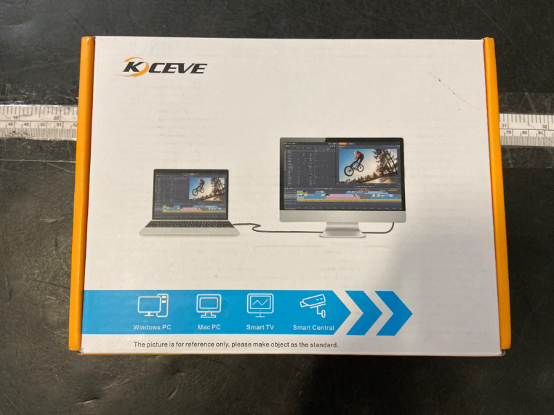 Photo 3 of USB-C KVM Switch, KCEVE 2 Ports KVM Switcher Support 4K@60Hz for 1 Type-C and 1 HDMI Computer to Share Keyboard Mouse and HDMI Monitor, Suppprt 87W PD Fast Charging
