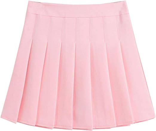 Photo 1 of XS Women's High Waist A-Line Pleated Mini Skirt Short Tennis Skirt
 