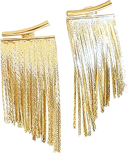 Photo 1 of Dangle Sparkling Chandelier Tassel Earrings Drop Statement Long Dangly Dangling Sparkly Rhinestone Jewelry for Wedding Party Prom night or Any occasion