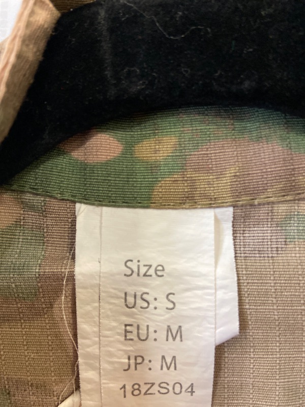 Photo 2 of (Top Size S) (Bottoms Size L) Faux Military Uniform MultiCam, For Costumes