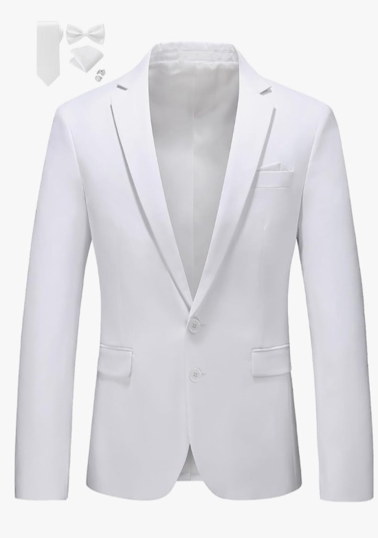 Photo 1 of Size 36 MOGU Mens Slim Fit Suit Jacket Tux With Tie Only