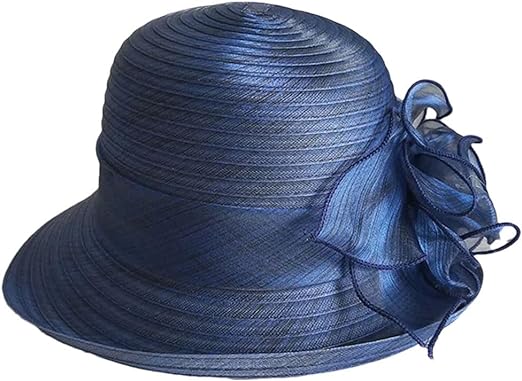 Photo 1 of Size One Size Fits All - Women's Cuffed Veil Hat Wedding Wide Brim Sun Hat Church Party Hat Dressy Hat