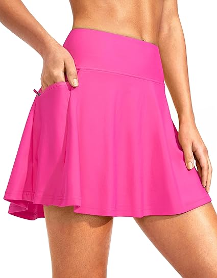 Photo 1 of XL Women's High Waisted Swim Skirt with Zipper Pockets Tummy Control Bathing Suit Swimsuit Tankini Bottoms