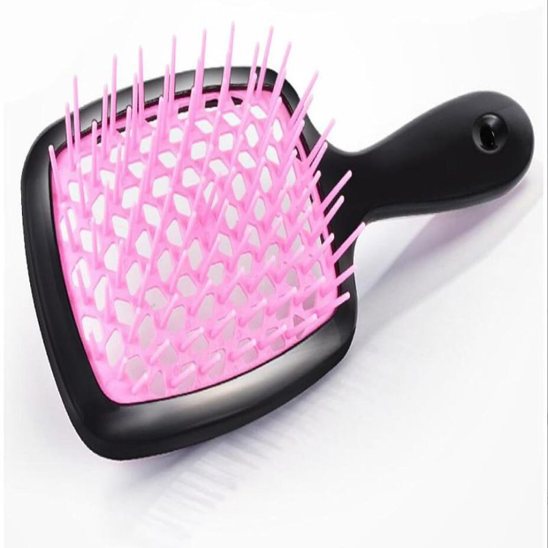 Photo 1 of Cut-out comb, mesh comb, airbag comb, curly hair, fluffy styling comb, massage detangling comb, wet and dry hairdressing comb