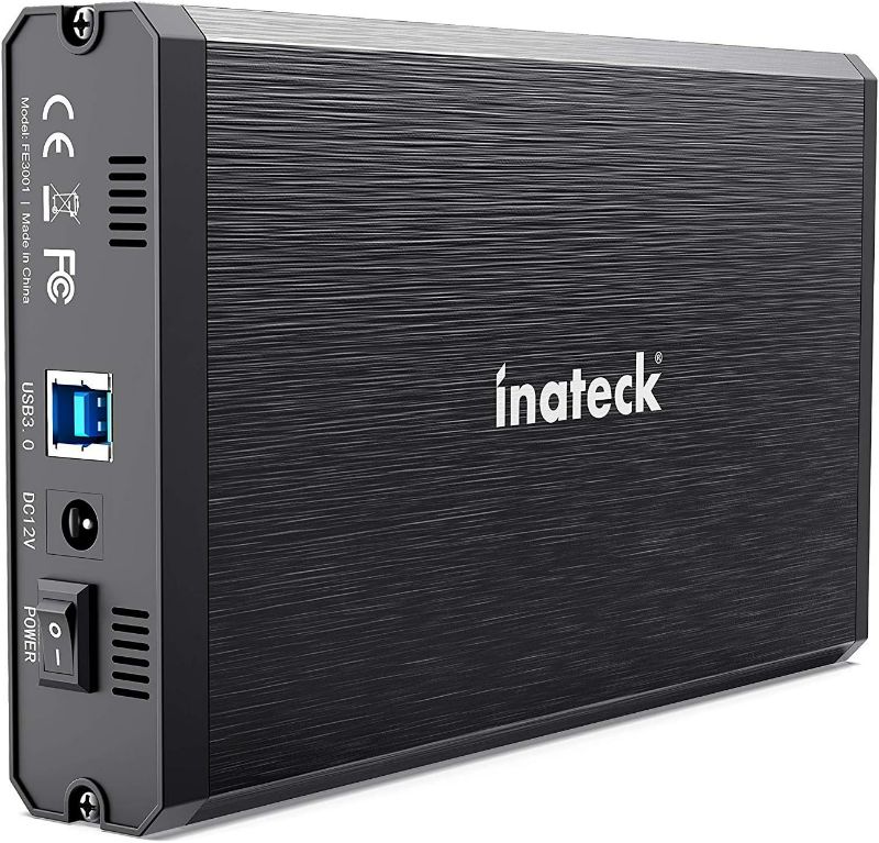 Photo 1 of Inateck 3.5 Hard Drive Enclosure, Aluminum USB 3.0 Sata HDD Enclosure, FE3001