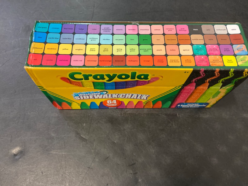 Photo 2 of Crayola 64 Ct. Assorted Color Sidewalk Chalk