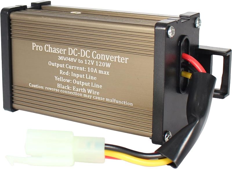 Photo 1 of Pro Chaser DC-DC Golf Carts RVs 48V 36V Volt Voltage to 12V Step Down Voltage Reducer Regulator for Headlights Taillights Solar Panels (10A 120W)