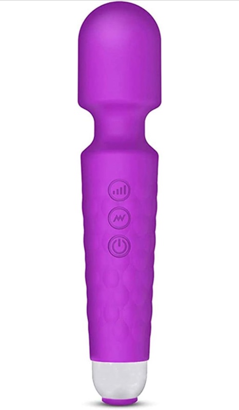 Photo 1 of SENDRY Wand Massager - New Upgrade 160 Magic Vibration Modes - Handheld Wireless Waterproof Mute Rechargeable Personal Massager for Neck Shoulder Back Body Relieves Muscle Tension(Purple)