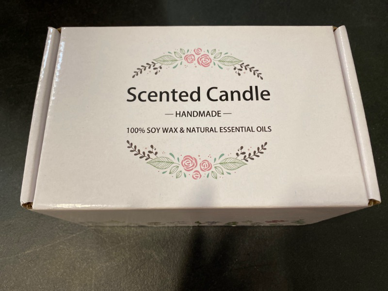 Photo 3 of 2 Pack Scented Candles, Gift for New Home Vanilla + Gardenia, Scented Jar Candle -Natural Aromatherapy Scented Candles, Long Lasting Soy Wax Candle, Festive,Stress Relief, Decor Aromatherapy Candles
