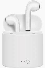 Photo 1 of WHITE I7s TWS Mini Bluetooth Wireless Headset with Charging Box Sports Headphones 

