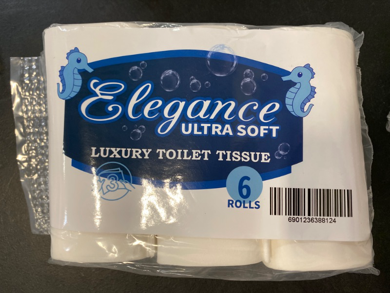 Photo 2 of Elegance Ultra Soft Luxury Toilet Tissue 6 Rolls